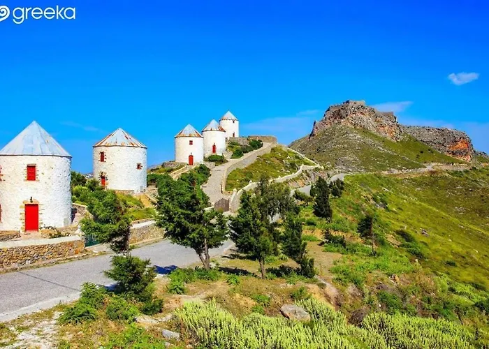 Daire Neoclassical Splendor Unique Experience In Leros